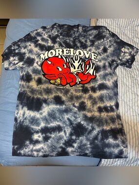Lonely Hearts Club x Massive Action More Love Blue Tie-Dye Men’s Medium Shirt